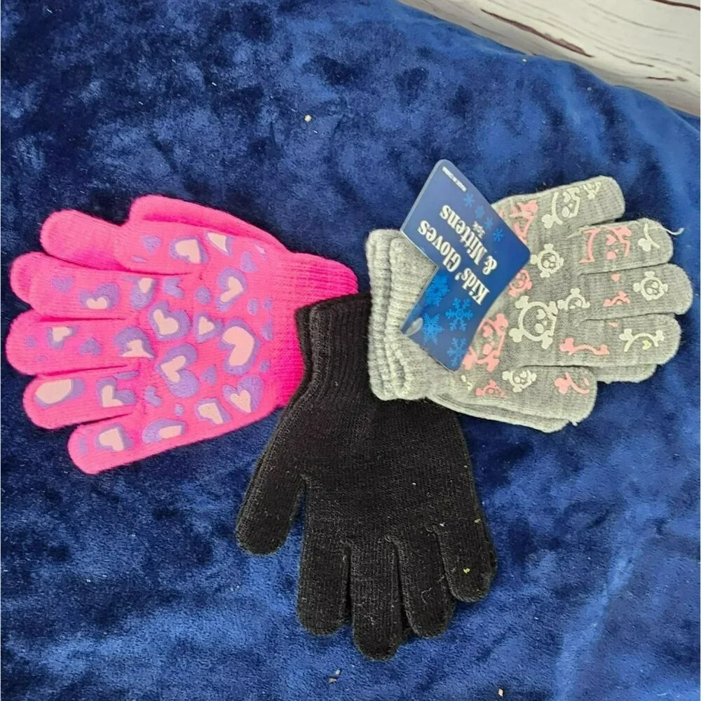 Old East Kids'‎  Gloves 3 pack Three Pair in 1 pack